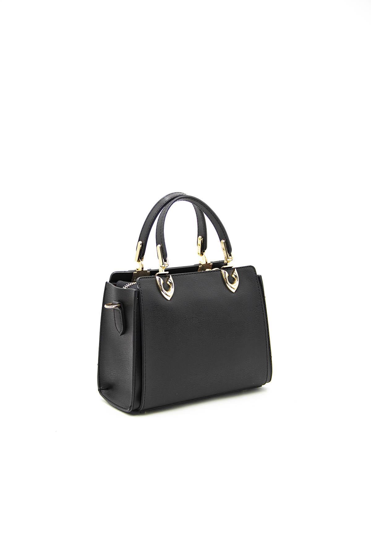Kadın El Çantası Siyah - Siyah SP1133 Silver & Polo