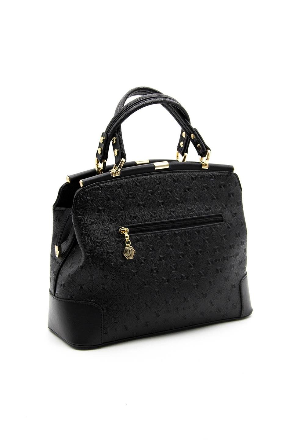 Kadın El Çantası Siyah - Siyah SP706 Silver & Polo