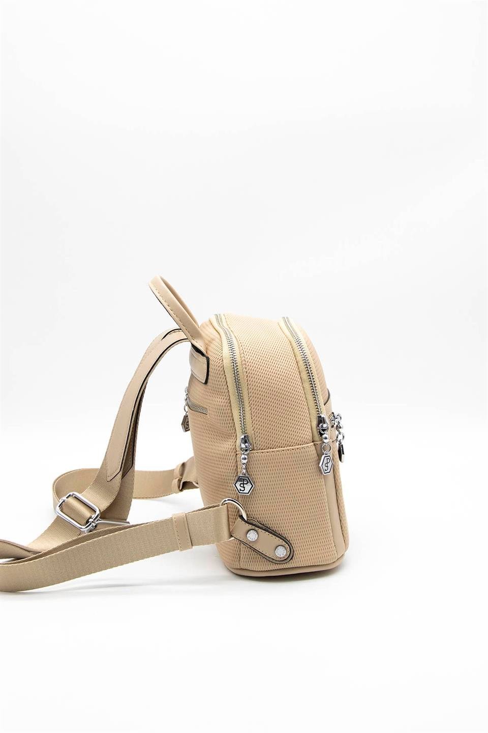 Kadın Sırt Çantası Nut - Nut SP983 Silver & Polo