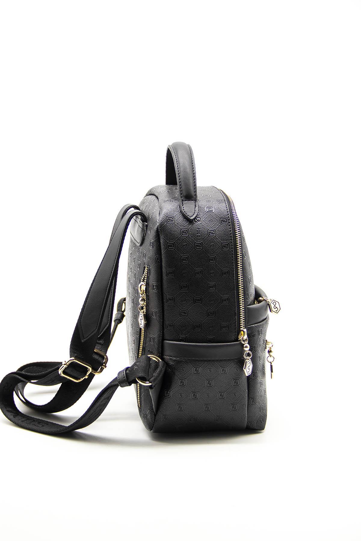 Kadın Sırt Çantası Siyah - Siyah SP1061 Silver & Polo