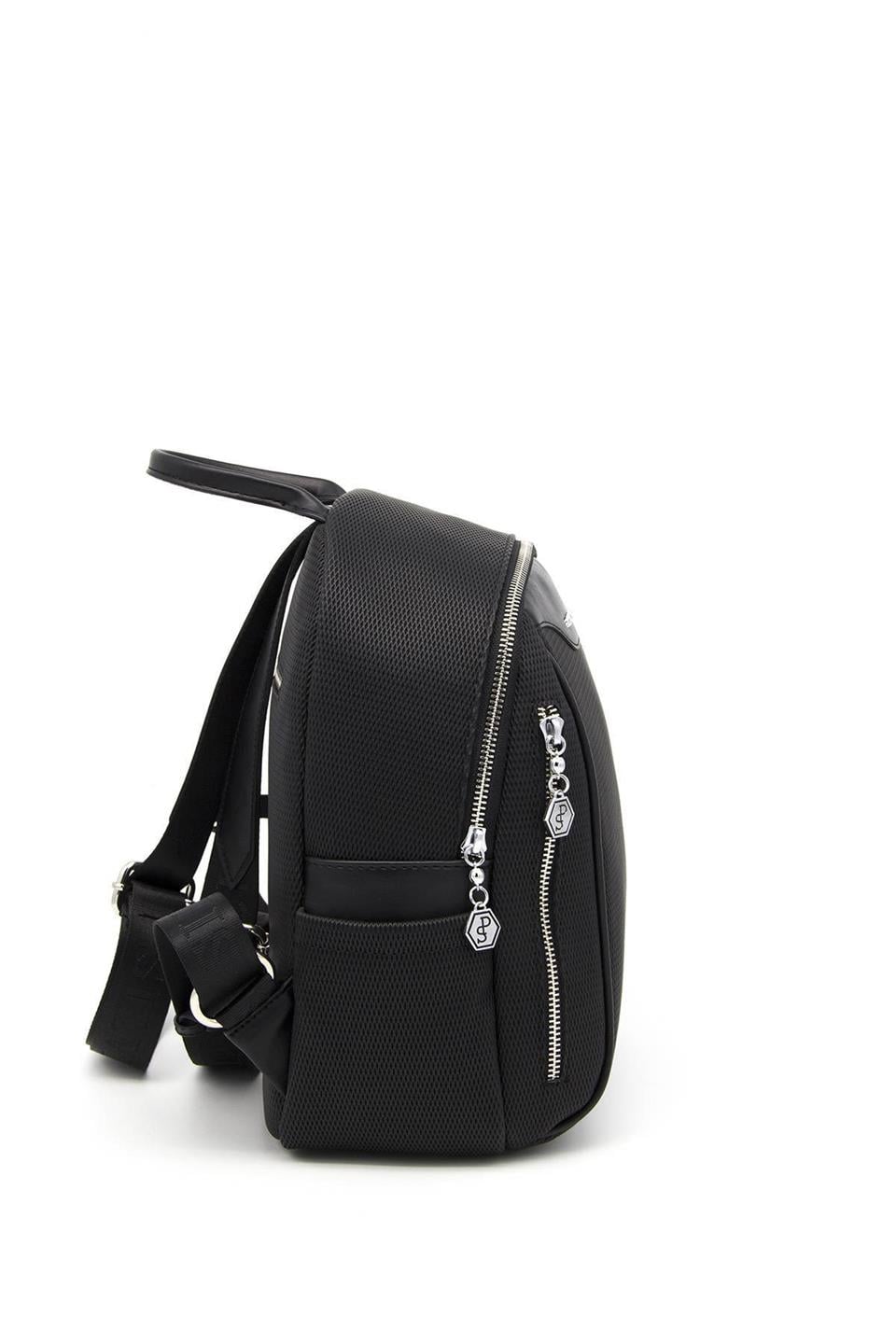 Kadın Sırt Çantası Siyah - Siyah SP906 Silver & Polo