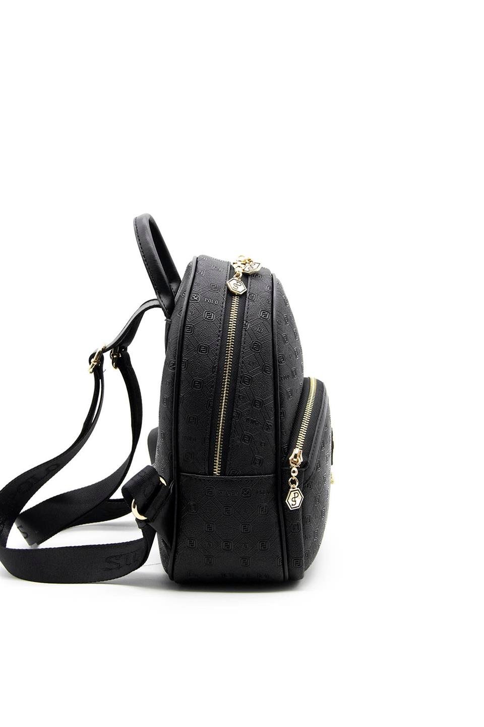 Kadın Sırt Çantası Siyah - Siyah SP945 Silver & Polo