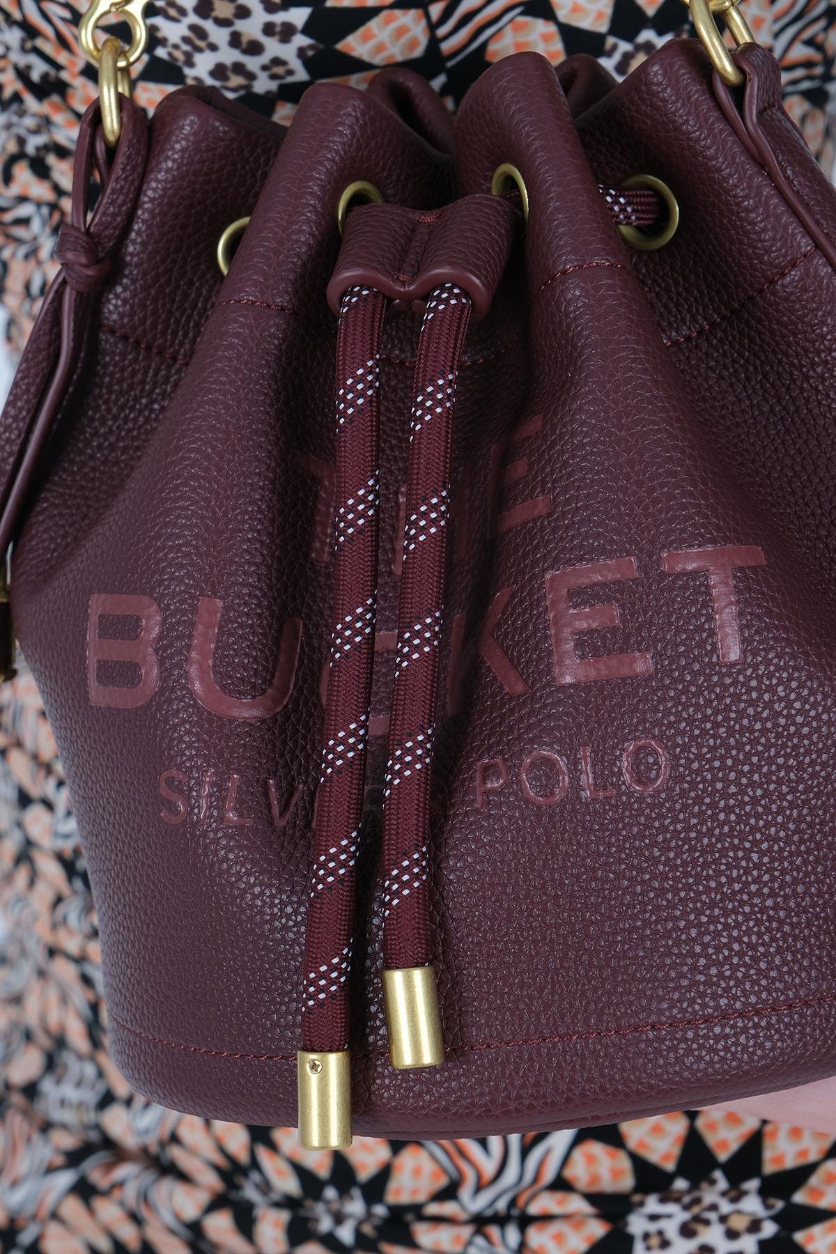 1248-M205Silver & PoloOmuz ÇantasıSilver & Polo 1248 Kadın Omuz Çantası Bordo