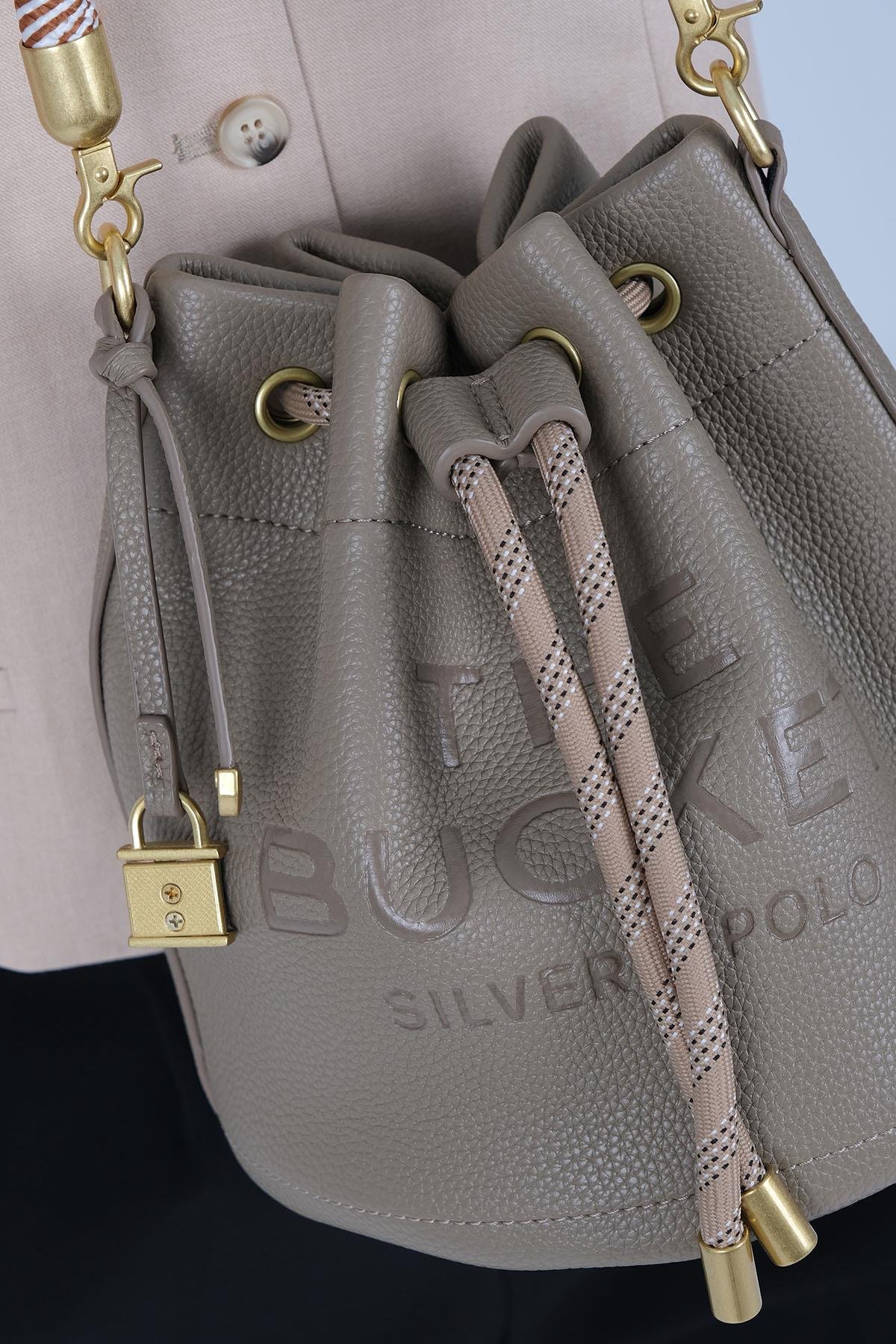 1248-M205Silver & PoloOmuz ÇantasıSilver & Polo 1248 Kadın Omuz Çantası Vizon