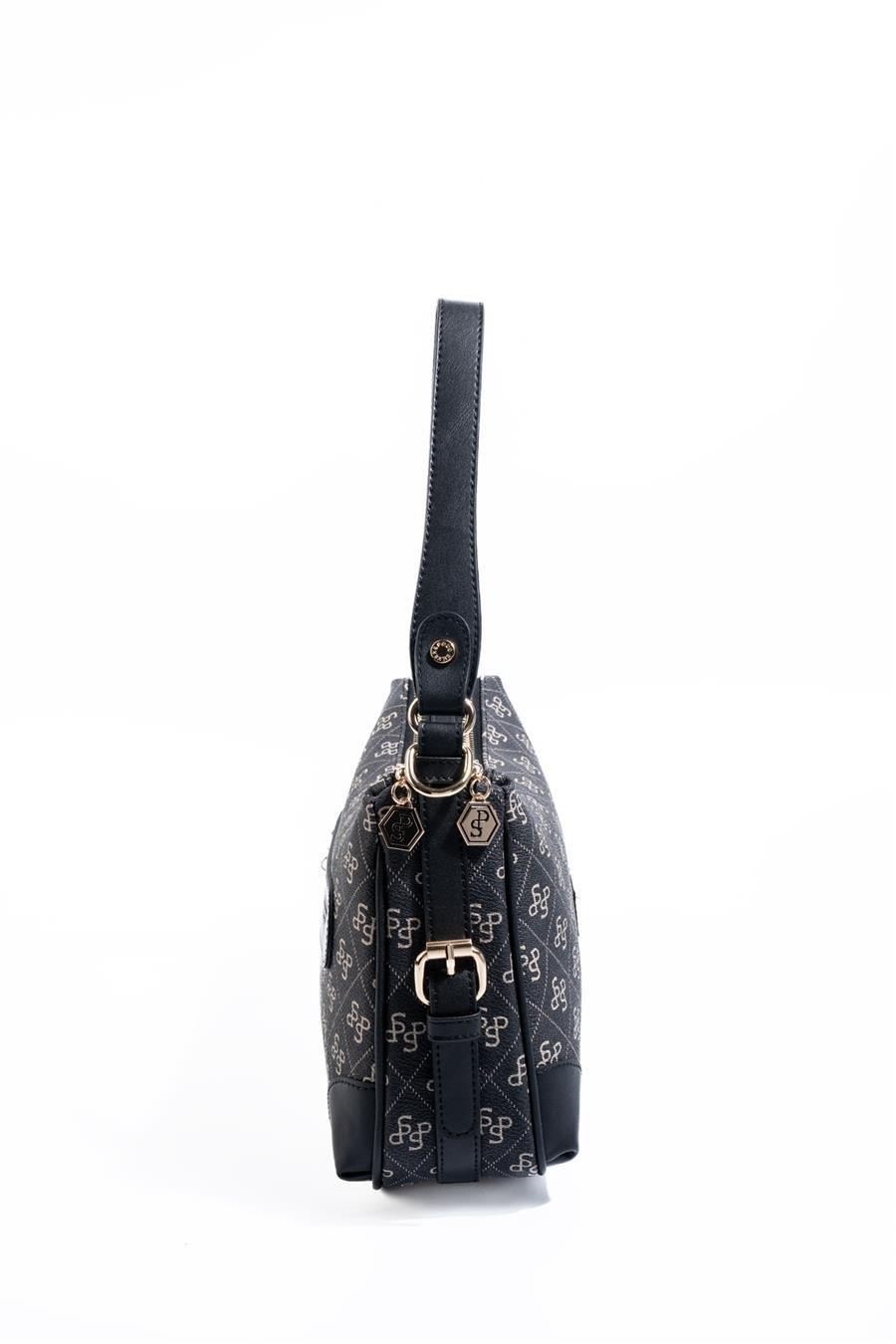 SP1269-M178Silver & PoloOmuz ÇantasıSilver & Polo SP1269 Kadın Omuz Çantası Füme-Siyah