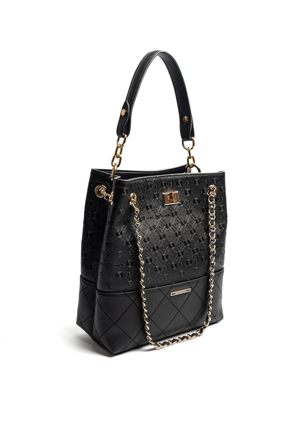 SP1262-M46_100Silver & PoloOmuz ÇantasıSilver & Polo SP1262 Kadın Omuz Çantası Siyah
