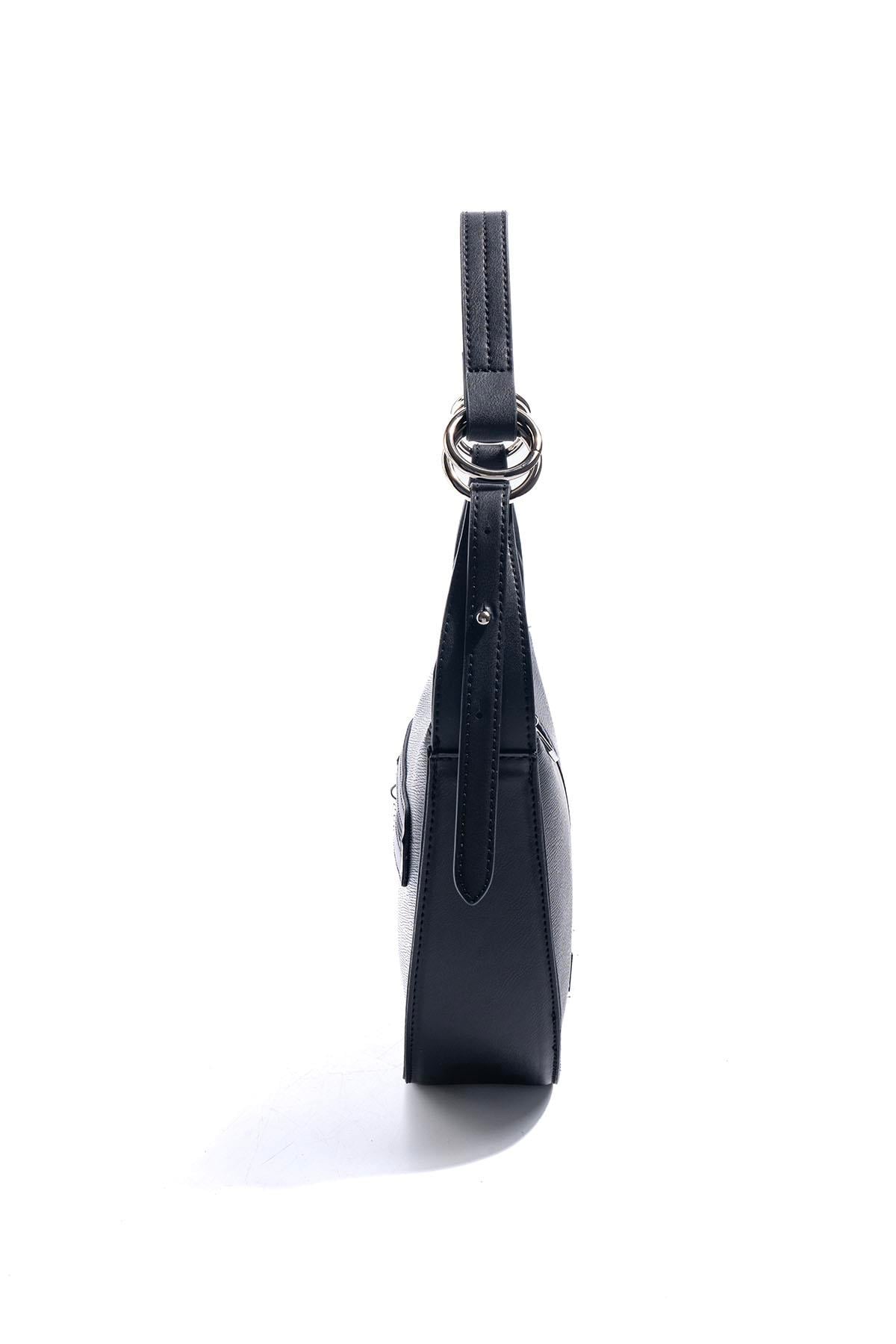 SP1270-M105Silver & PoloOmuz ÇantasıSilver & Polo SP1270 Kadın Omuz Çantası Siyah
