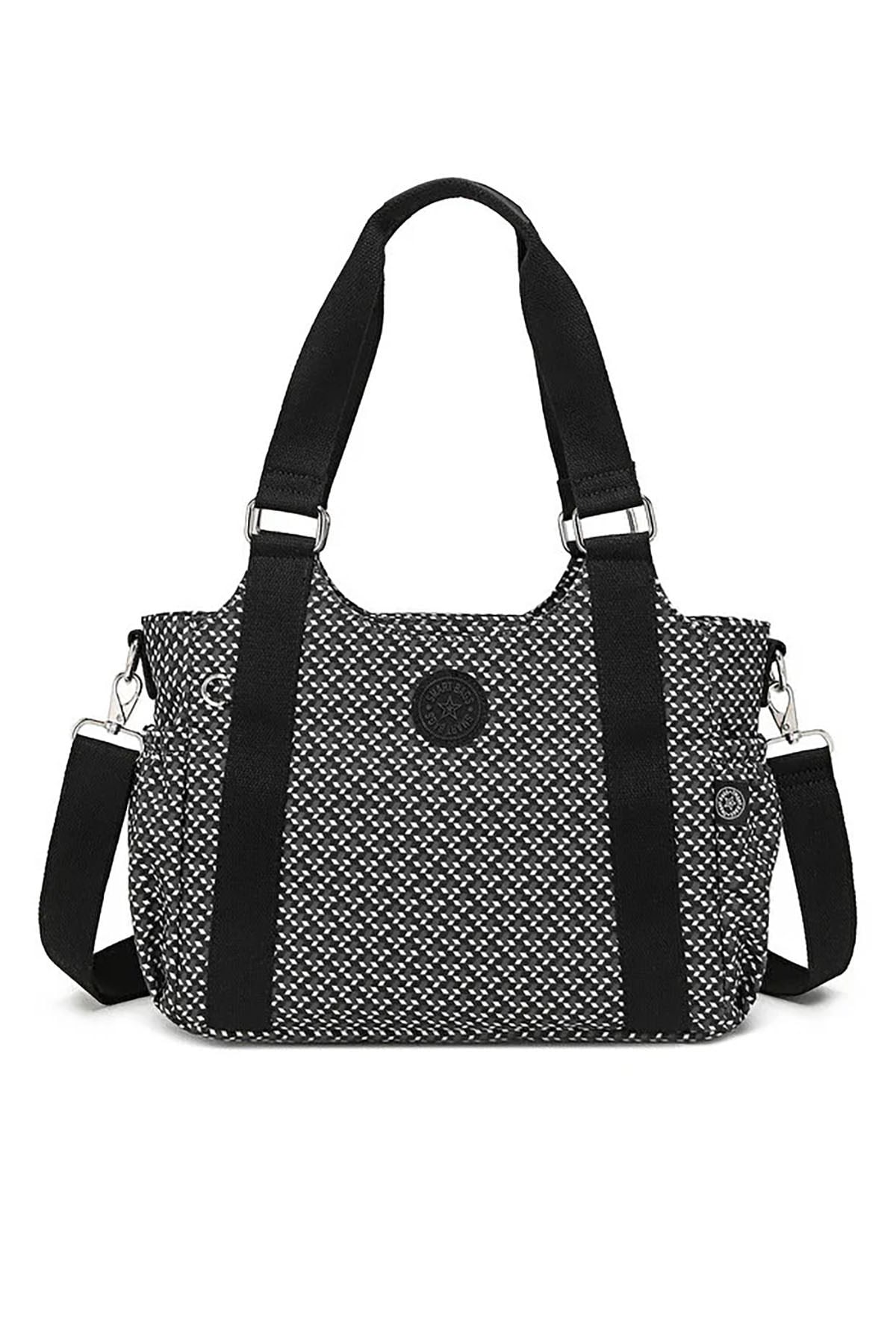 1163-Kr_953Smart BagsOmuz ÇantasıSmart Bags 1163 Omuz Çantası Siyah Beyaz