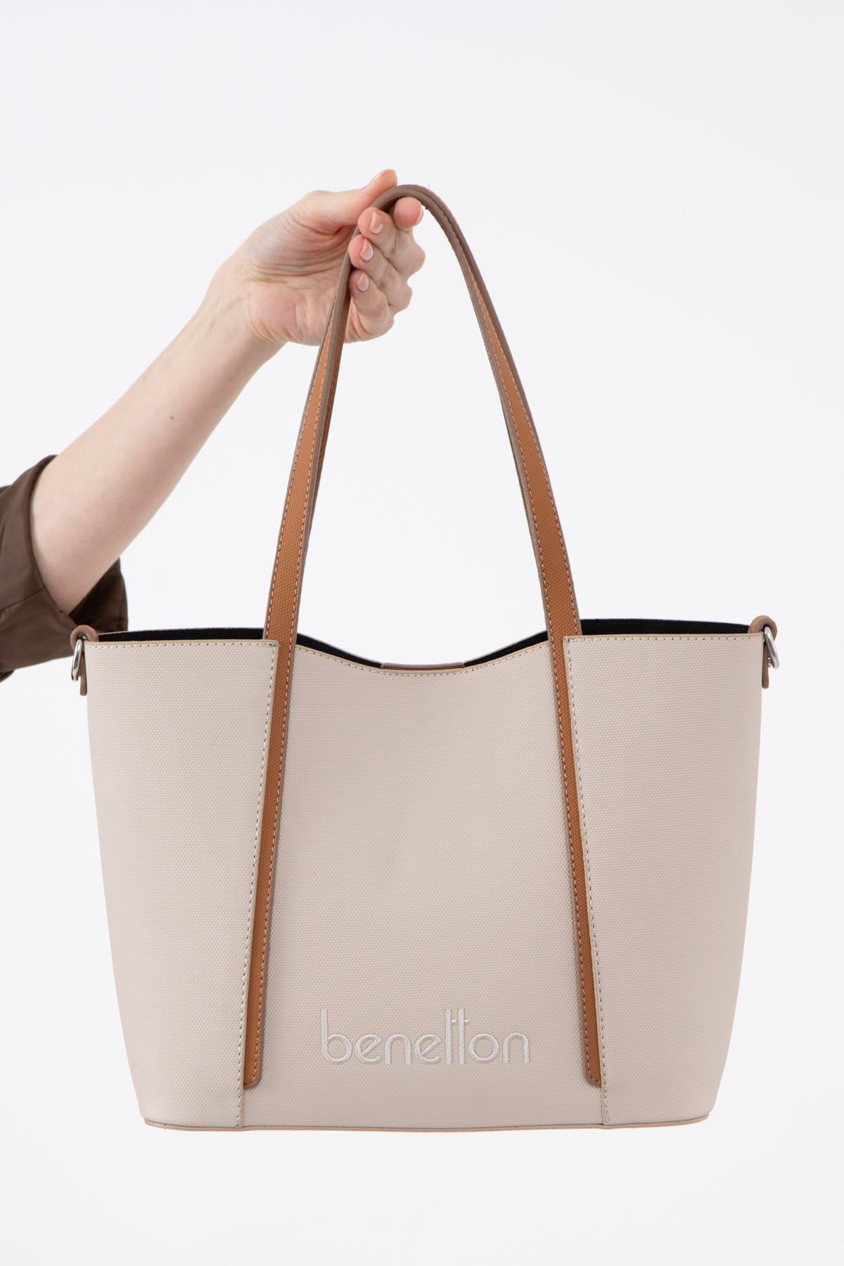 BNT1586-SoftUnited BenettonOmuz ÇantasıUnited Benetton BNT1586 Omuz Çantası Bej-Camel