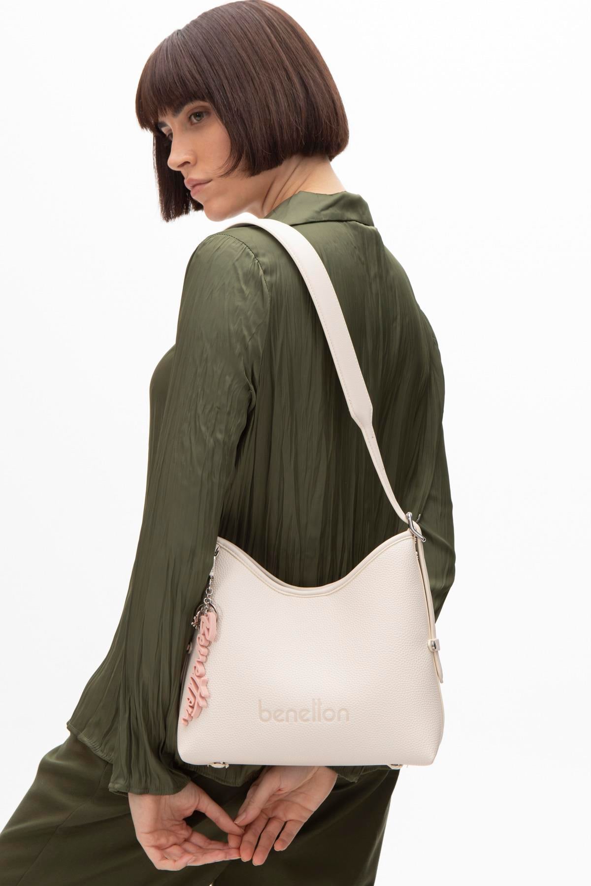 BNT1534-SoftUnited BenettonOmuz ÇantasıUnited Benetton BNT1534 Omuz Çantası Bej