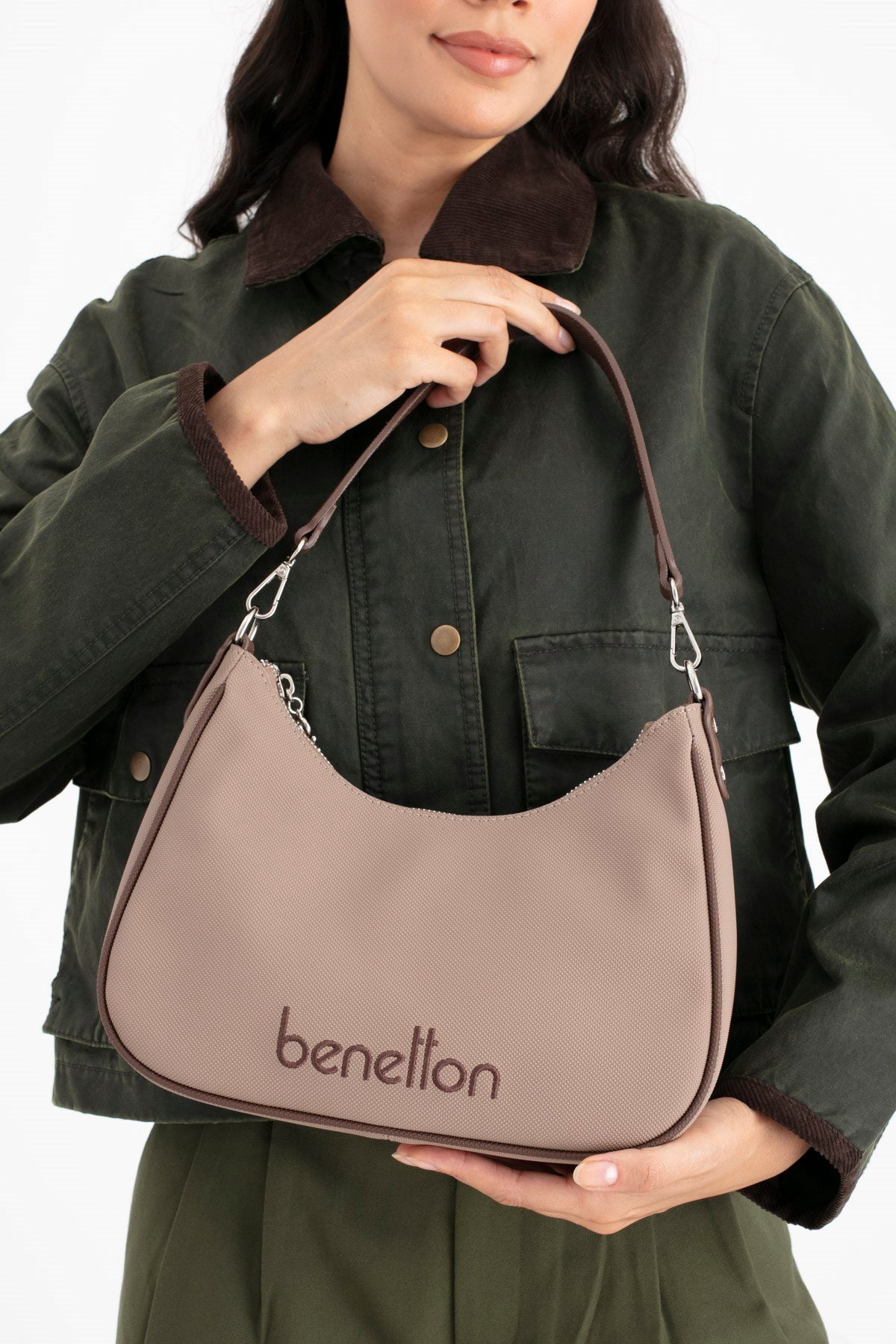 BNT1690-Soft_716United BenettonOmuz ÇantasıUnited Benetton BNT1690 Kadın Omuz Çantası Taba-Kahve