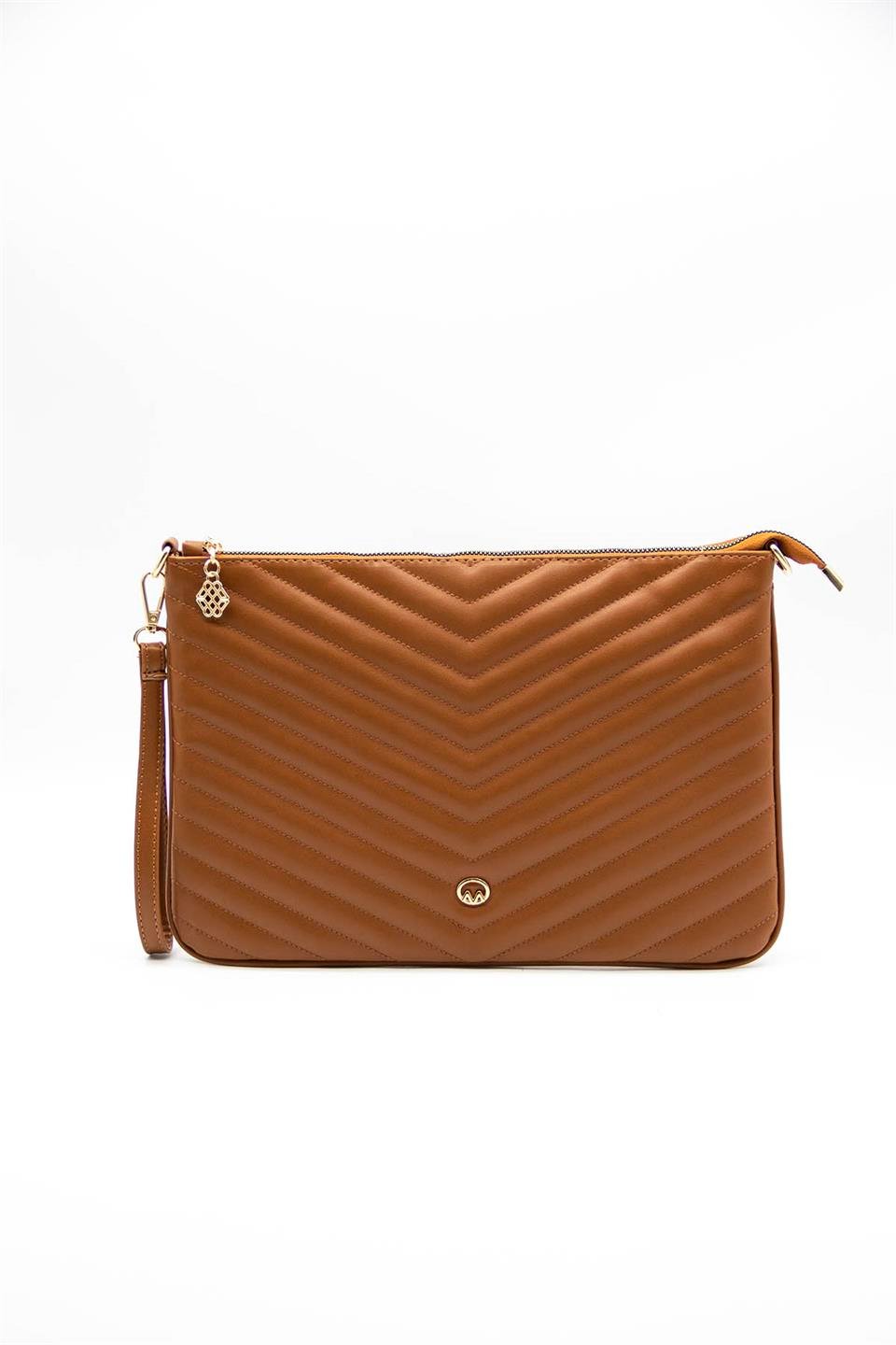 1392-KptnVaronaPortföy & ClutchVarona 1392 Potföy & Clutch Taba