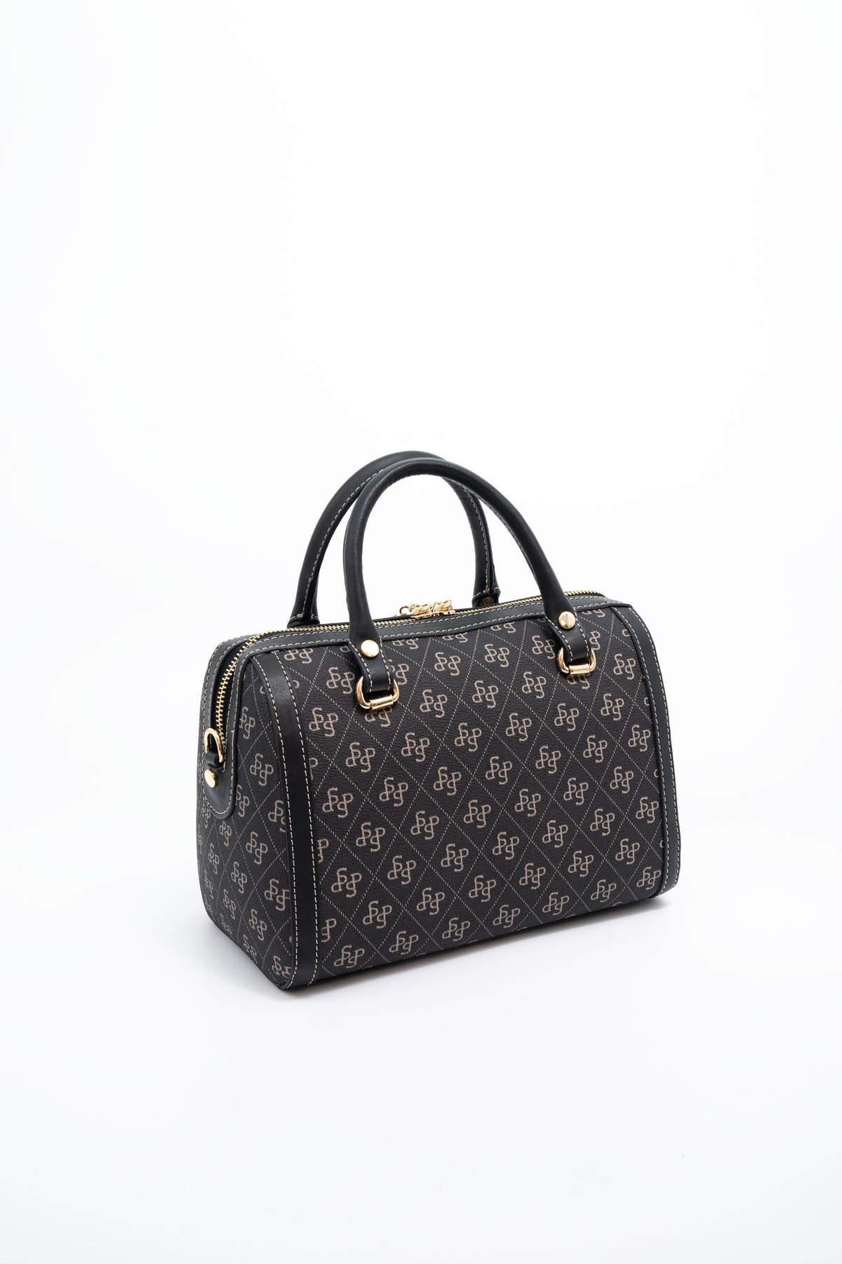 Silver & Polo Füme - Siyah SP1091 Kadın El Çantası