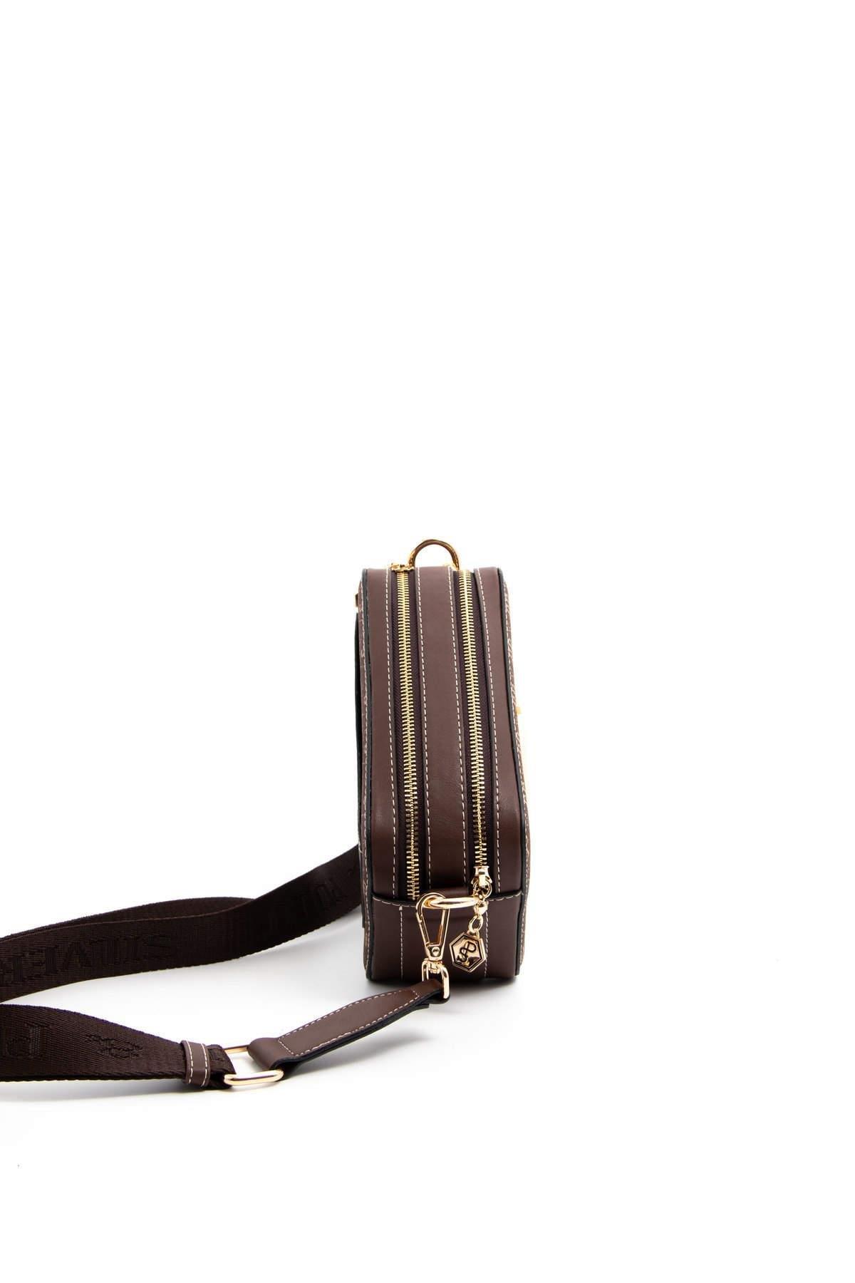 Silver & Polo Kahve SP1078 Kadın Çapraz Çanta