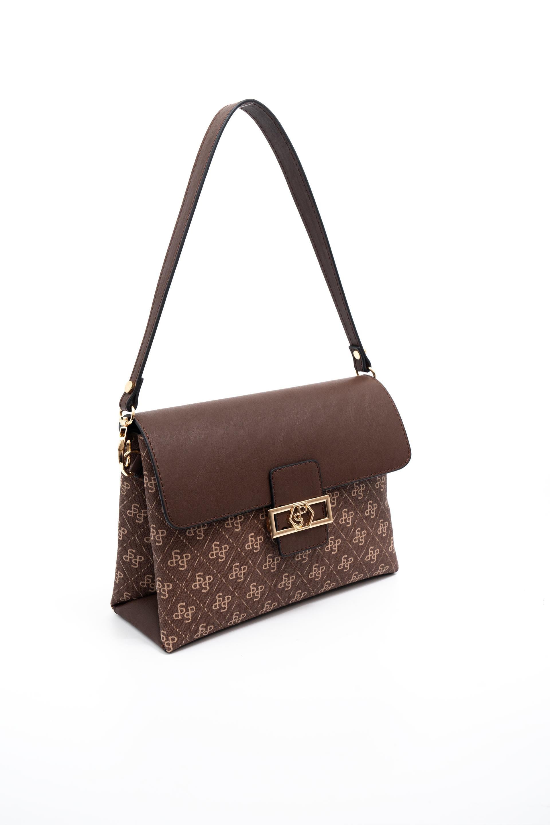 Silver & Polo Kahve SP1101 Kadın Omuz Çantası