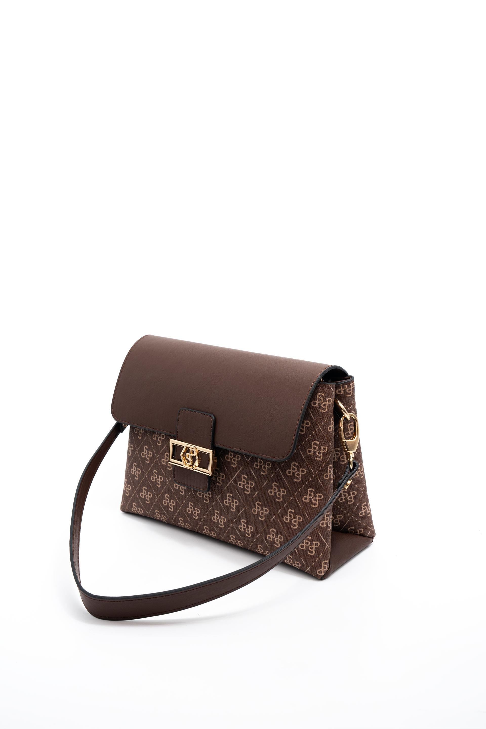 Silver & Polo Kahve SP1101 Kadın Omuz Çantası