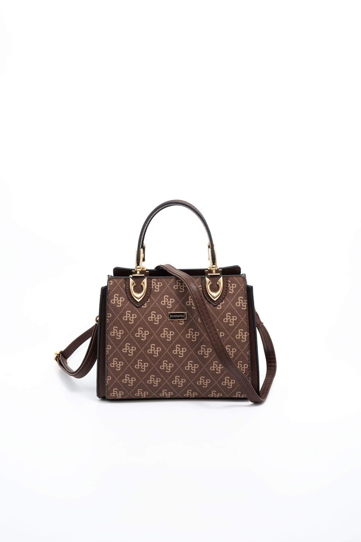 Silver & Polo Kahve SP1133 Kadın El Çantası