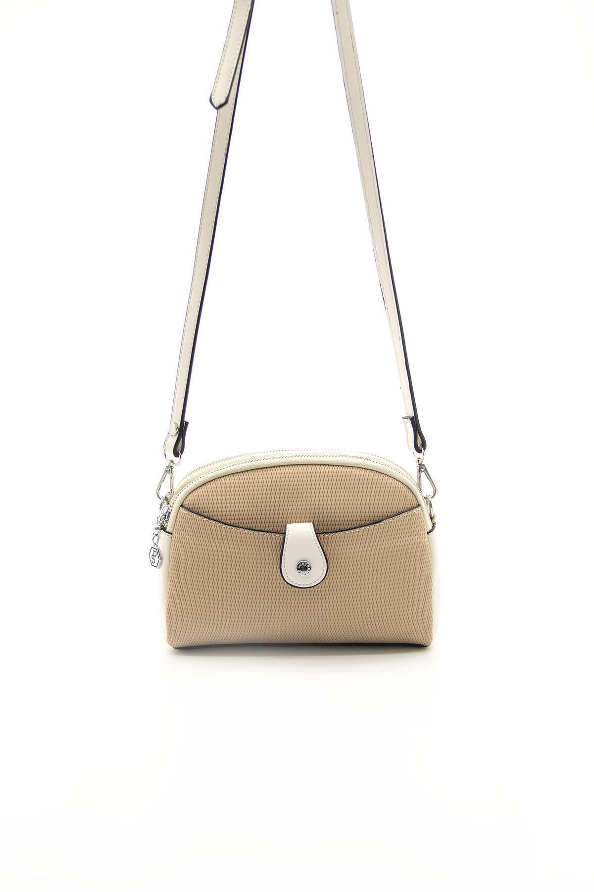 Silver & Polo Nut - Kemik SP1144 Kadın Çapraz Çanta