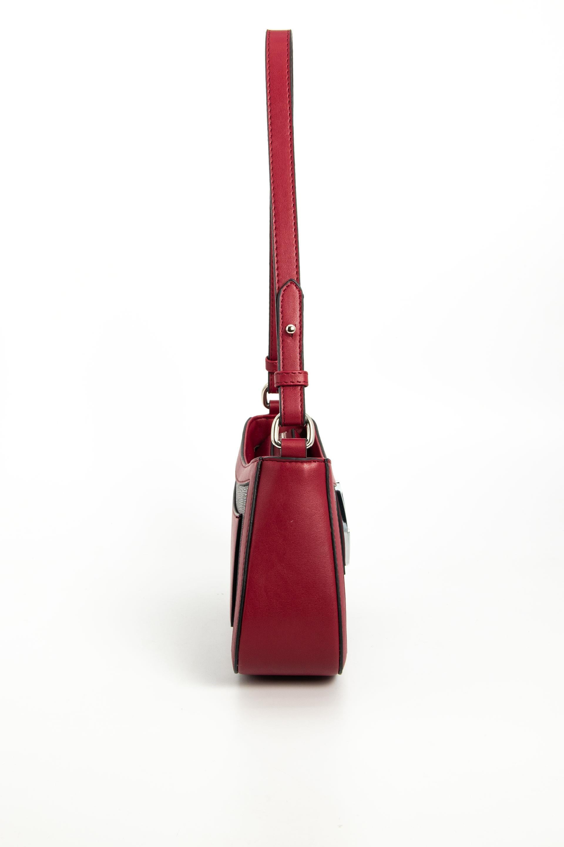 Silver & Polo Siyah - Bordo SP1132 Kadın Çapraz Çanta