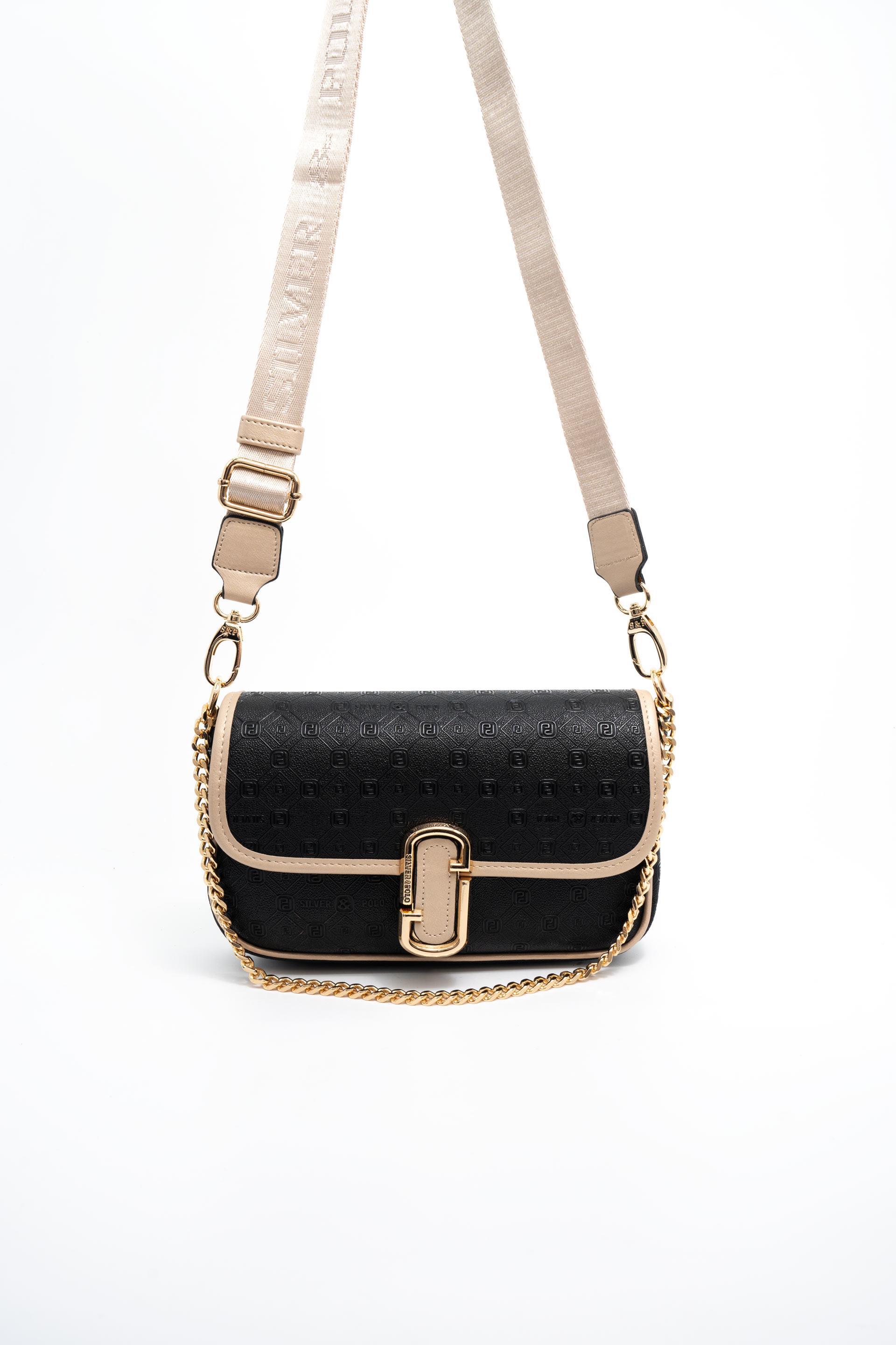 Silver & Polo Siyah - S.nut SP1171 Kadın Omuz Çantası