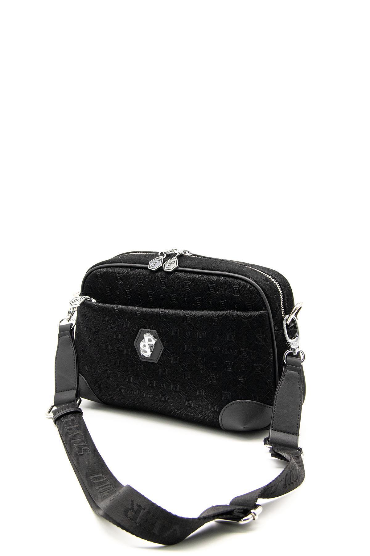 Silver & Polo Siyah - Siyah SP1094 Kadın Çapraz Çanta