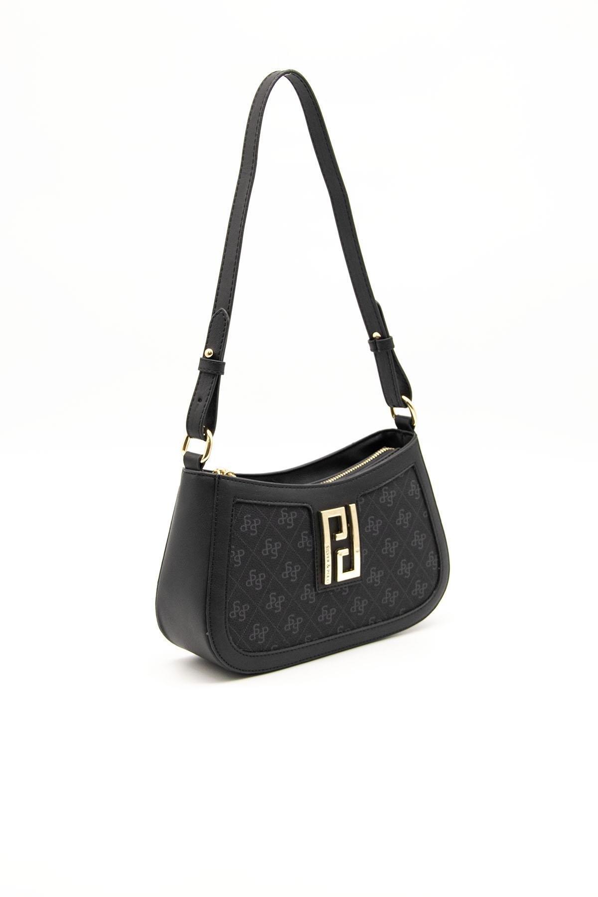 Silver & Polo Siyah SP1132 Kadın Çapraz Çanta