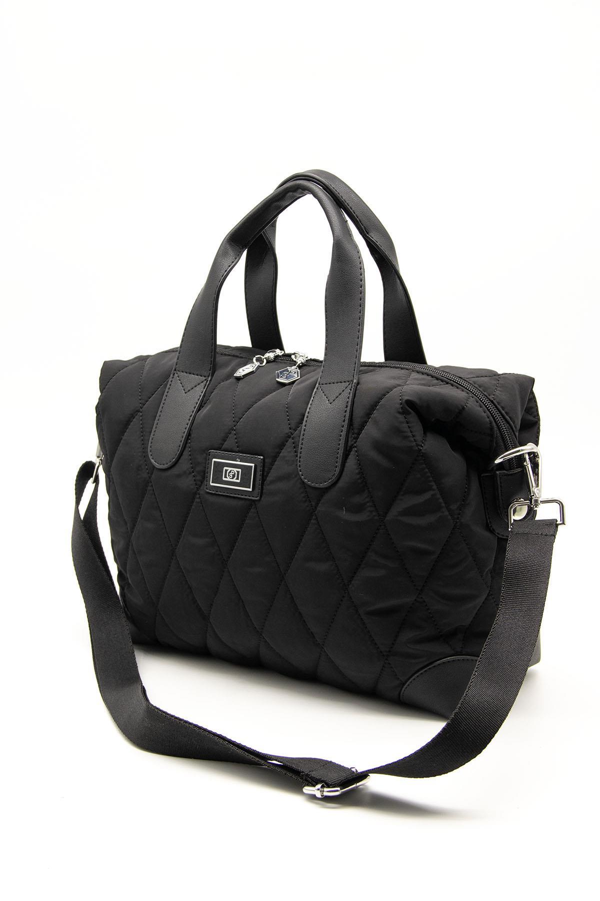Silver & Polo Siyah SP1152 Kadın Seyahat Çantası