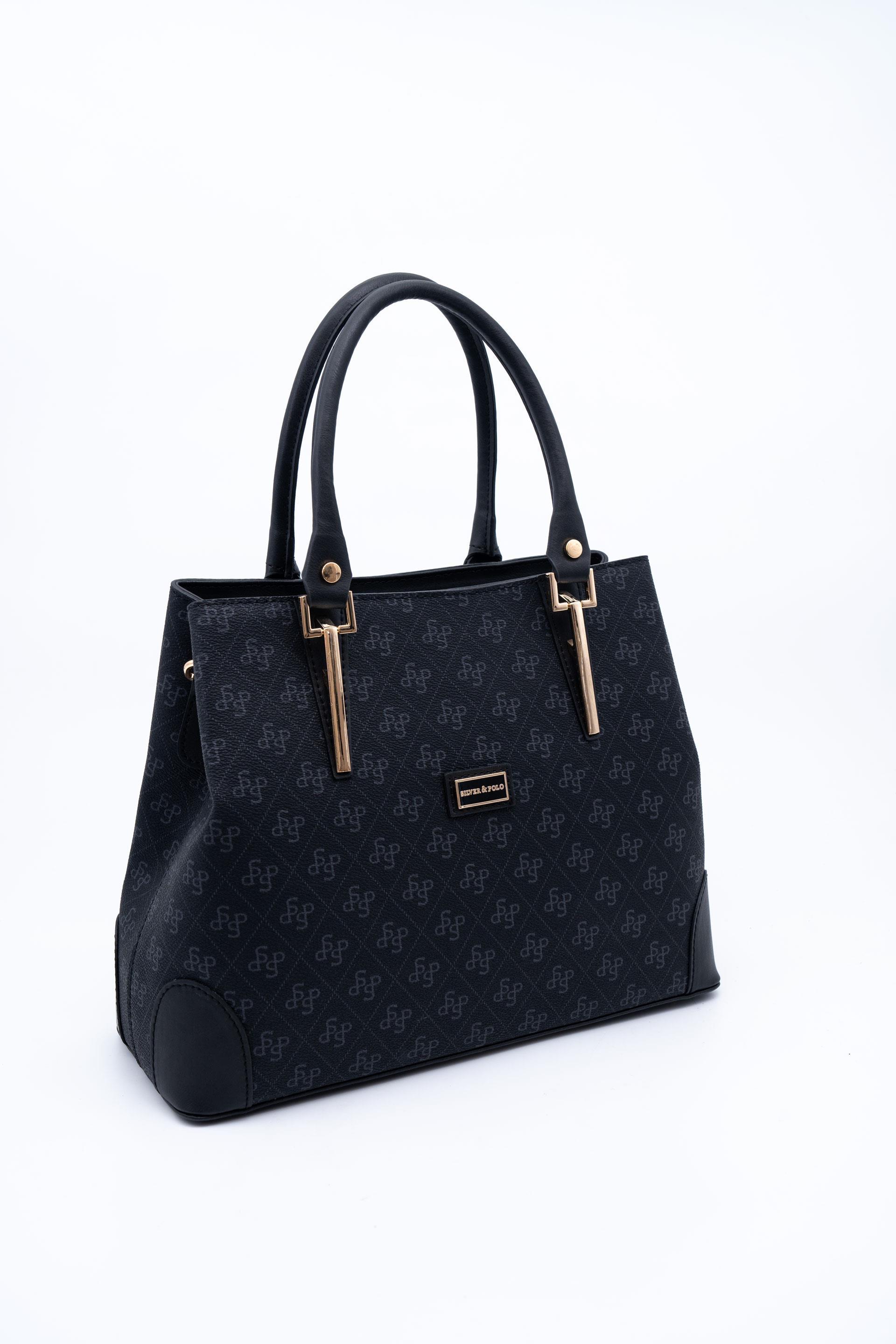 Silver & Polo Siyah SP667 Kadın El Çantası