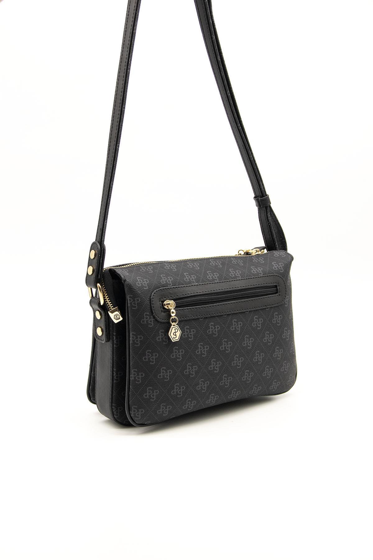 Silver & Polo Siyah SP784 Kadın Çapraz Çanta