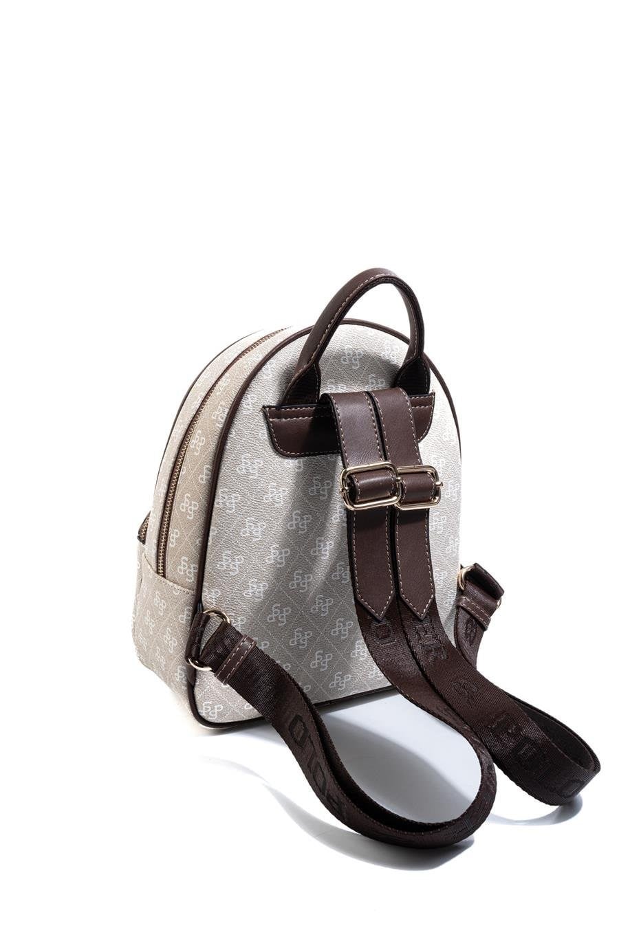 SP945-M178Silver & PoloSırt ÇantasıSilver & Polo SP945 Kadın Sırt Çantası Taş-Kahve