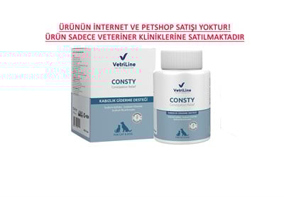 VL CAT & DOG CONSTY 60 TABLET KABIZLIK GİDERİCİ DESTEK TABLETİ