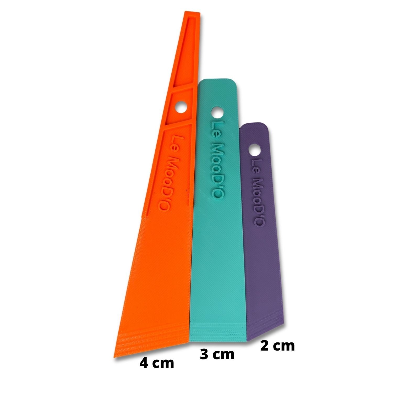 3'lü Yapıştırıcı Sürme Spatulası, Deri Hobi El Aleti