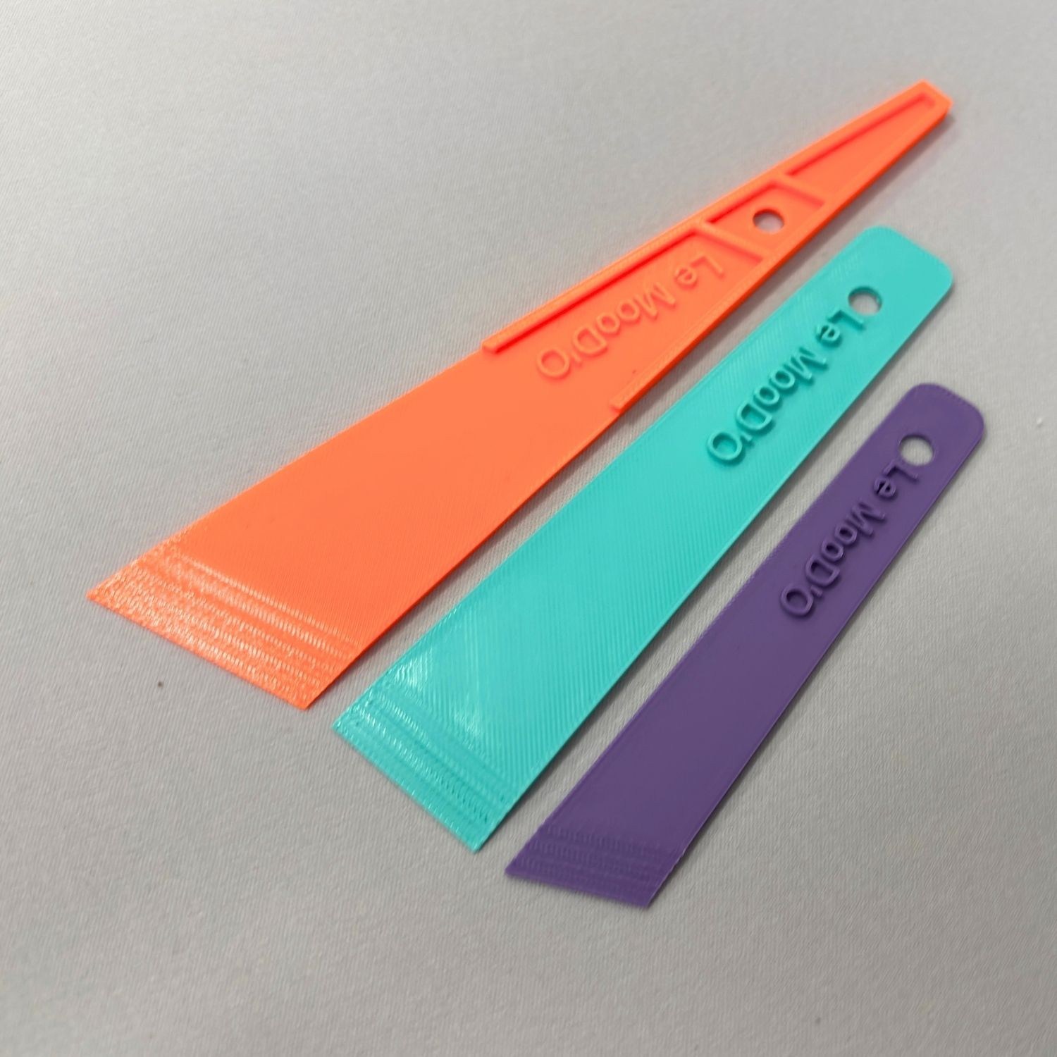 3'lü Yapıştırıcı Sürme Spatulası, Deri Hobi El Aleti