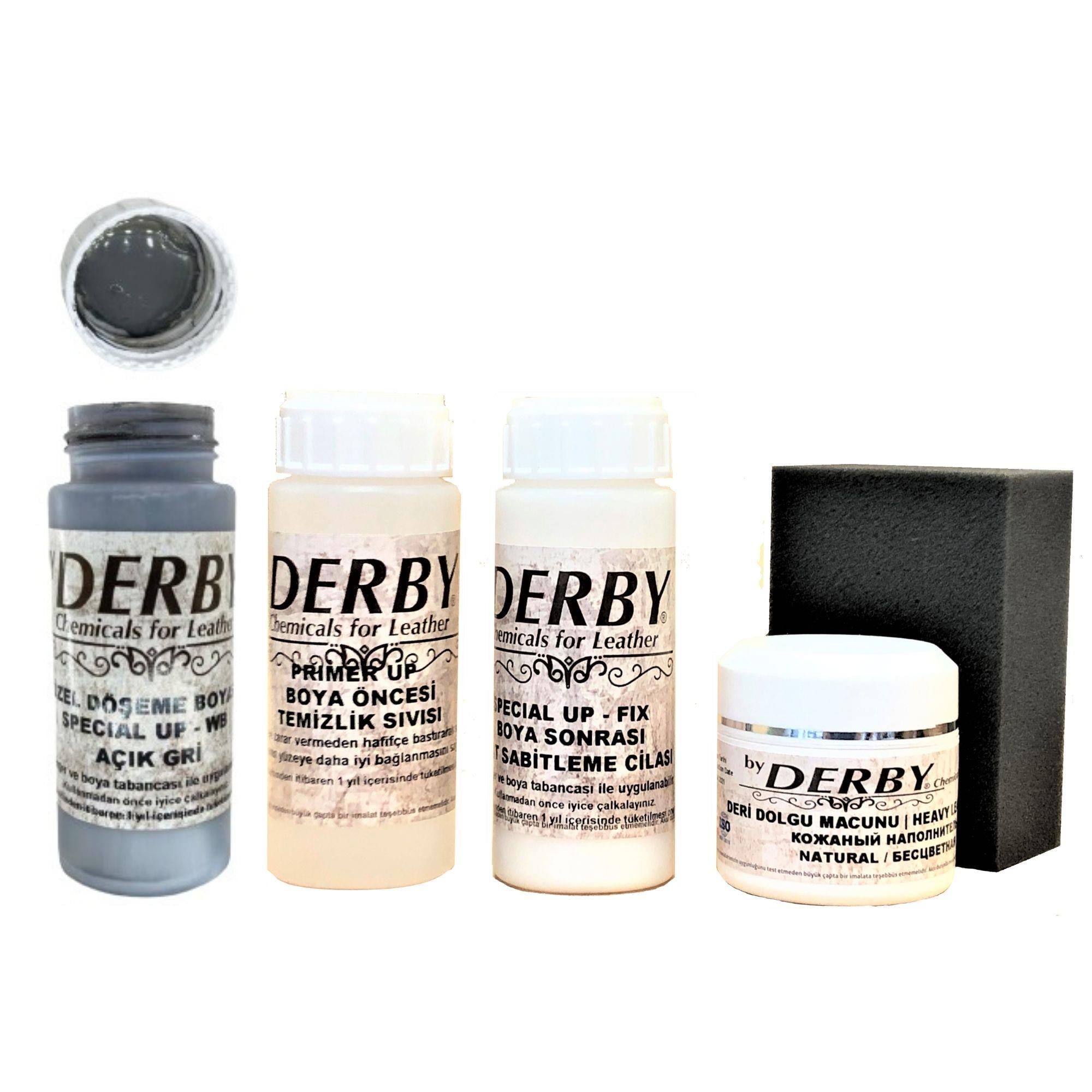 Derby Deri Boyama ve Bakım Seti - 4'lü Set
