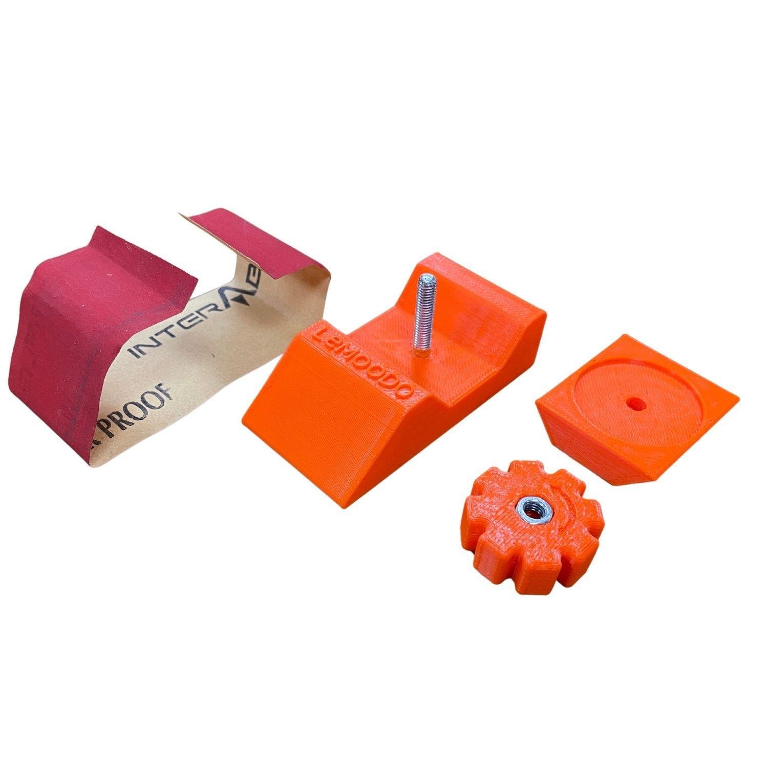 Le MooD'O Deri Kenar Zımpara Takozu, Ahşap & Deri Hobi El Aleti, 1