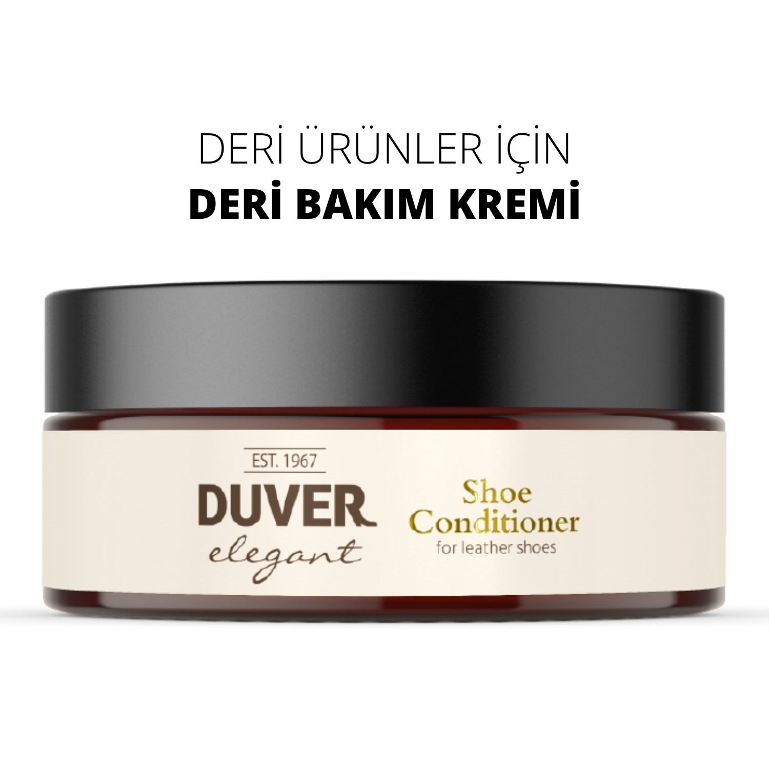 Duver Elegant Deri Bakım Kremi 150gr Doğal Balmumu Parafin Hindistan Cevizi Yağlı Deri Koruyucu