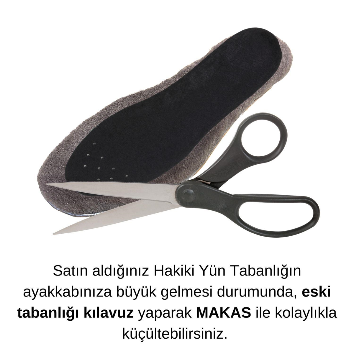 Hakiki Yün Kışlık Ayakkabı Tabanı, Termal Sıcak Tutan Tabanlık Çocuk, Polis, Asker, Bot Tabanlığı