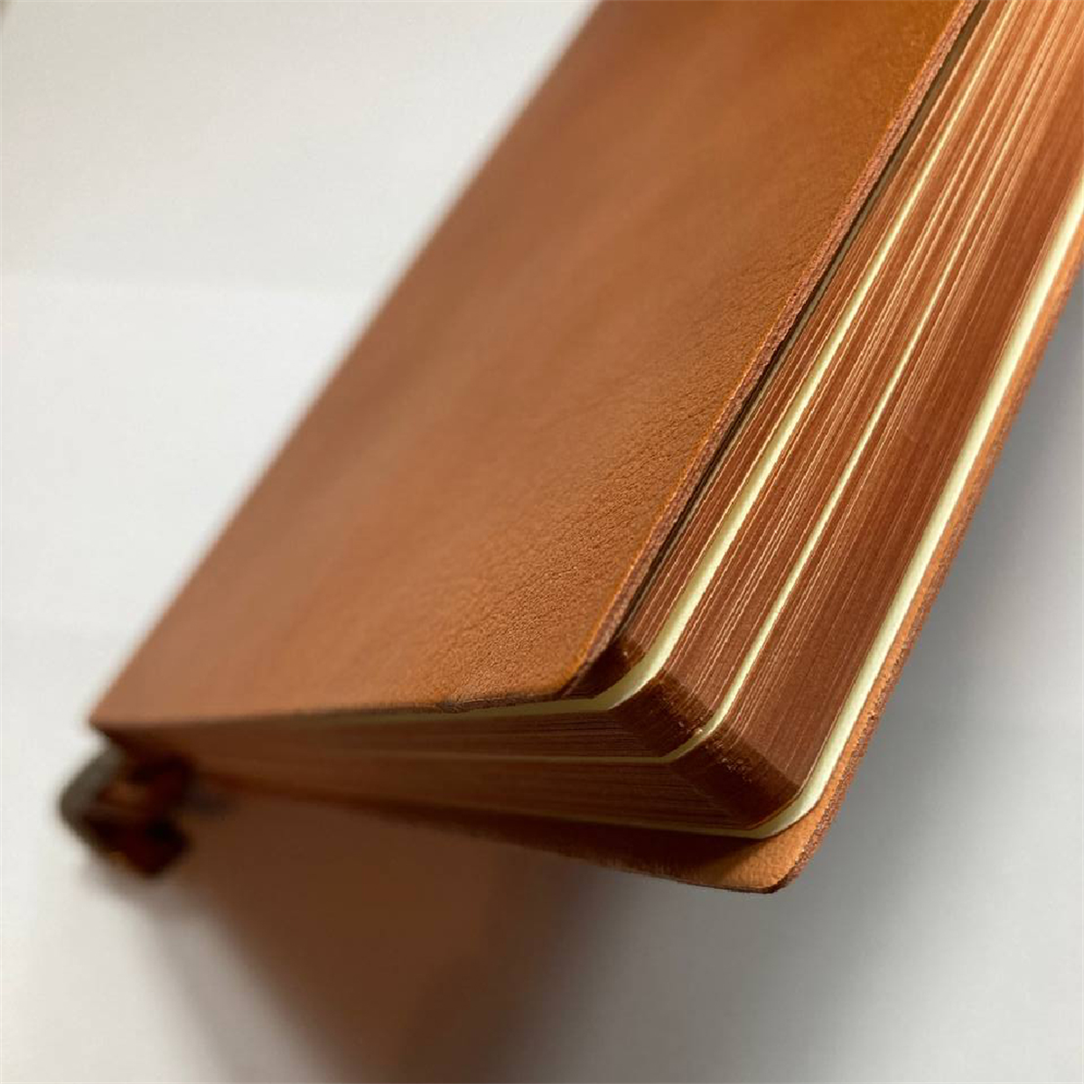 İpekbazaar Termo Deri Kapak Krem Sayfa Çizgili Defter (10X17cm)