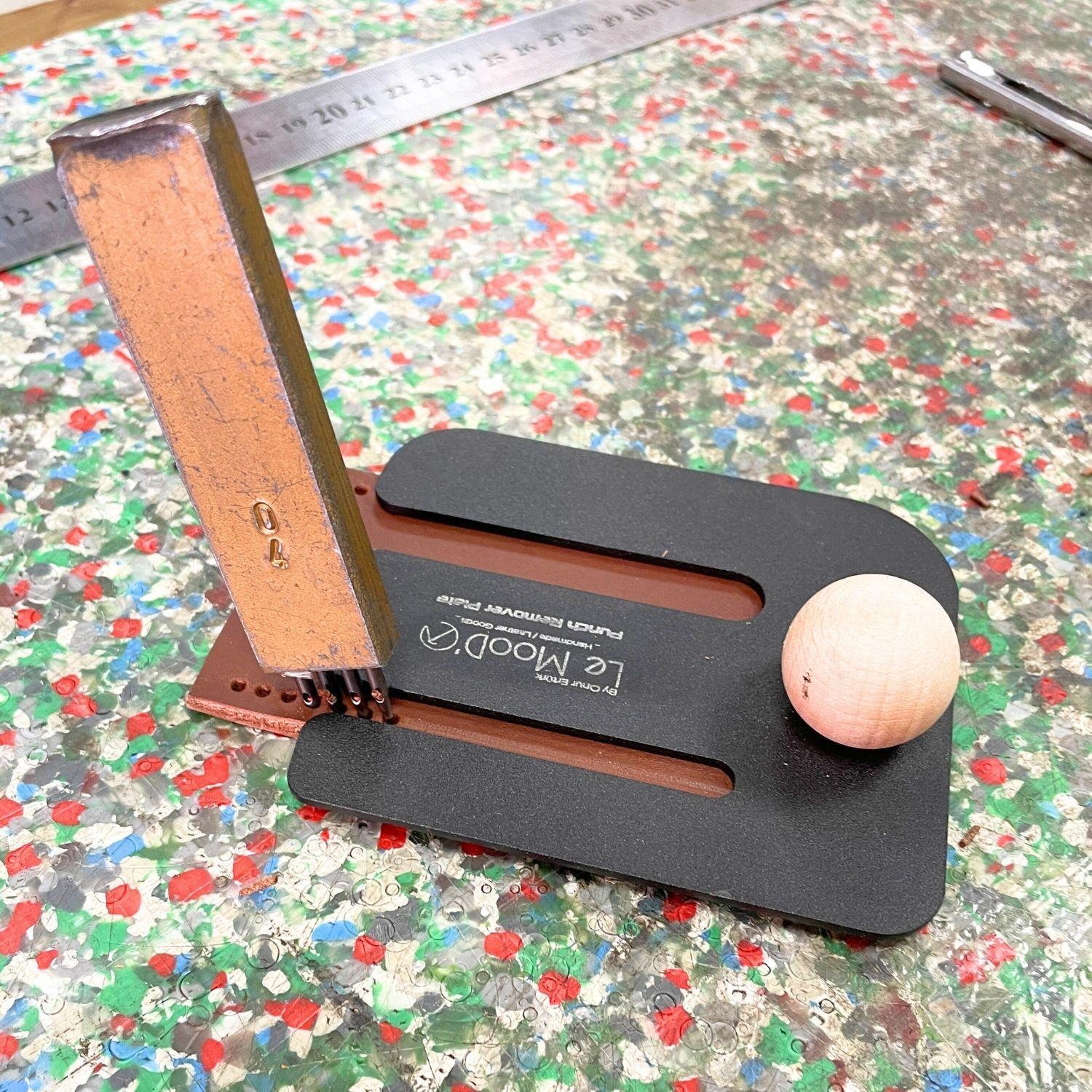 Le MooD’O Punch Remover Zımba Paleti, Deri Zımba Sökme Aparatı, Deri Hobi El Aleti 
