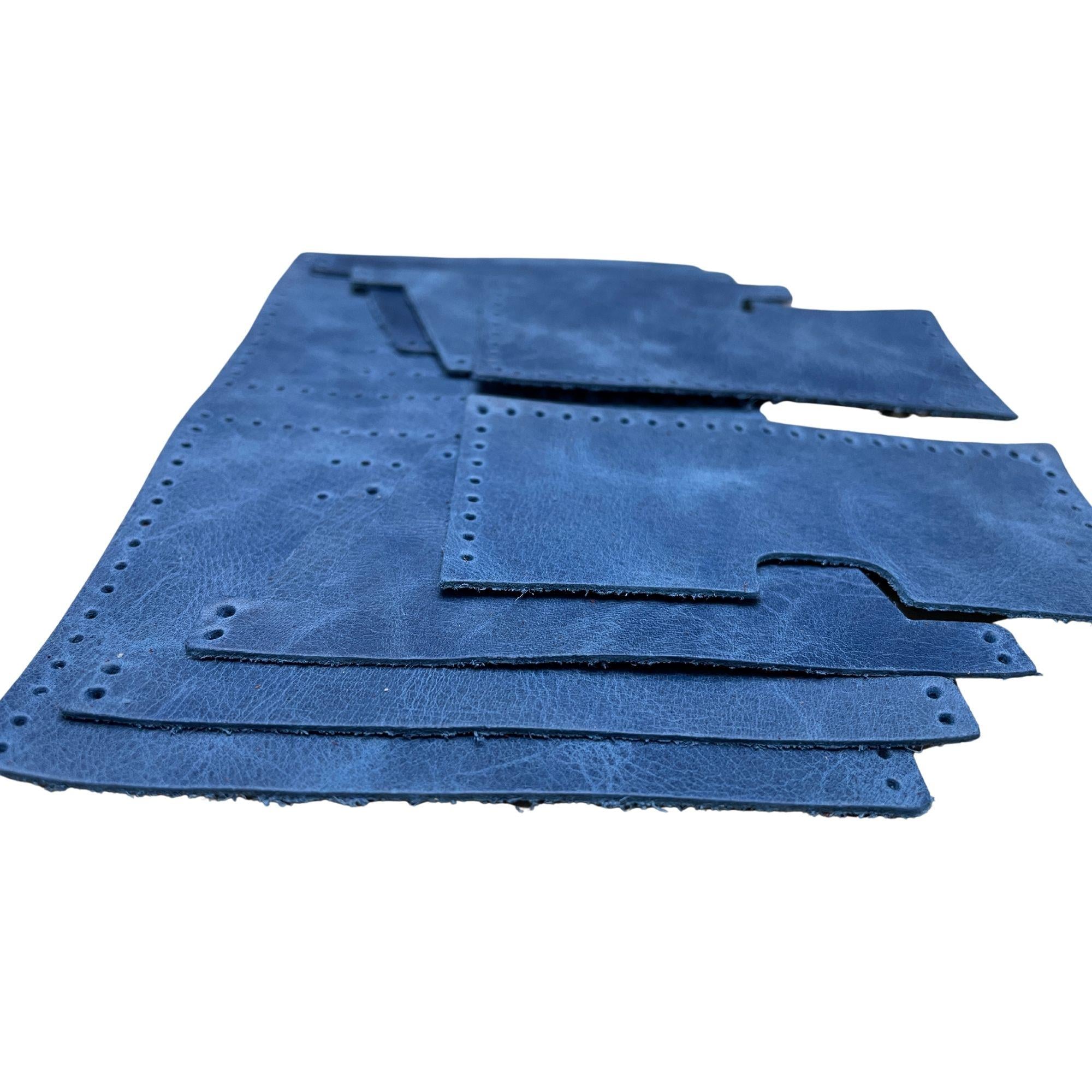 Nil 6'lı Kartlık Hakiki Deri Cüzdan Kendin Yap Seti, Diy Parça Deri Hobi Kit