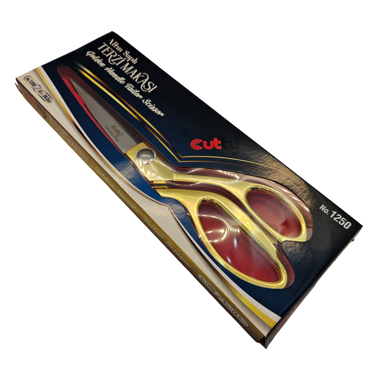 Altın Saplı Terzi Makası 9-1/2 İnç 24.2cm / NO.1250