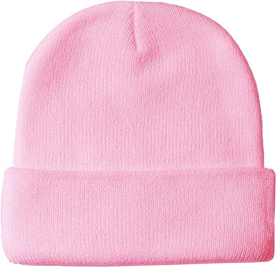 Basik Bere Unisex Açık Pembe
