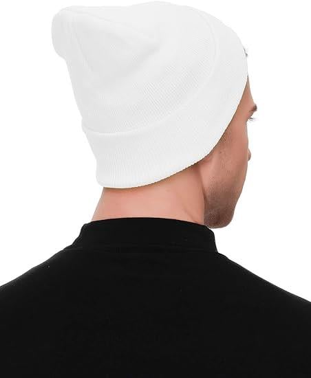 Basik Bere Unisex Beyaz