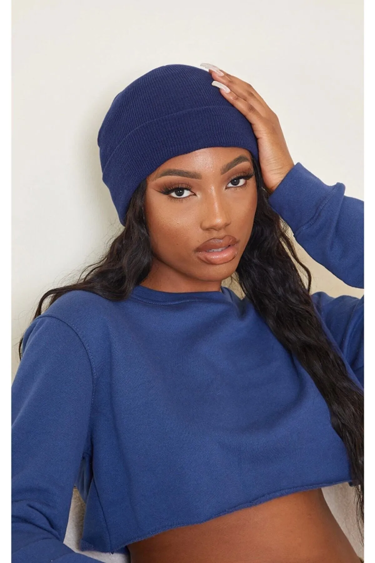 Basik Bere Unisex Lacivert