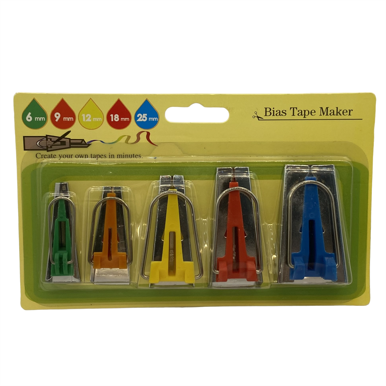 El Biye Kıvırma Aparatı 5 li Set / LS-120 (6-9-12-18-25mm)