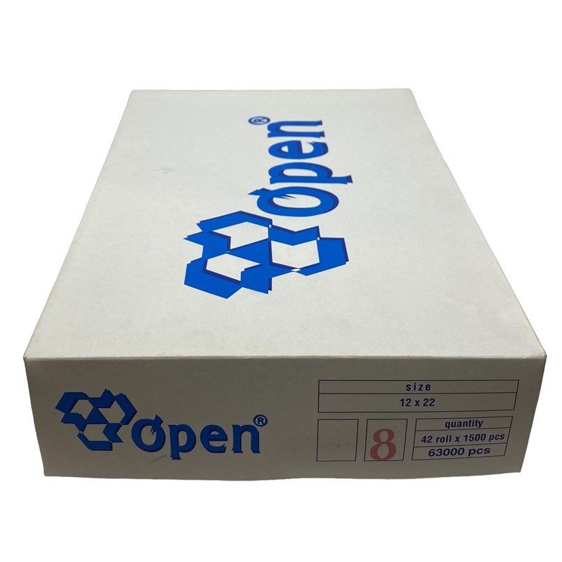 Etiketleme Makinesi 8 No Beyaz Etiket / 12x22 42ADET
