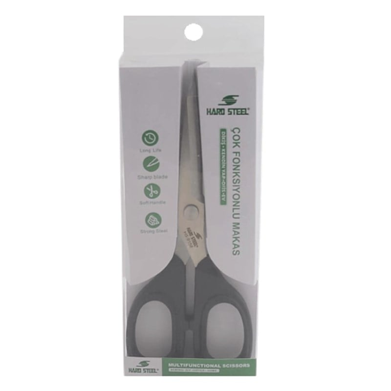 Japon Stili Plastik Saplı Çok Fonksiyonlu 6.5inç Makas / HS-9158 (6.5)