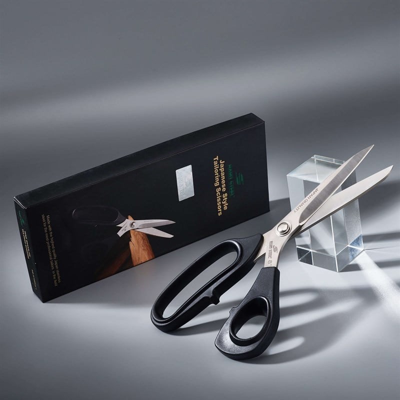 Japon Stili Plastik Saplı Profesyonel 8inç Terzi Makası / HS-K1080 (8)
