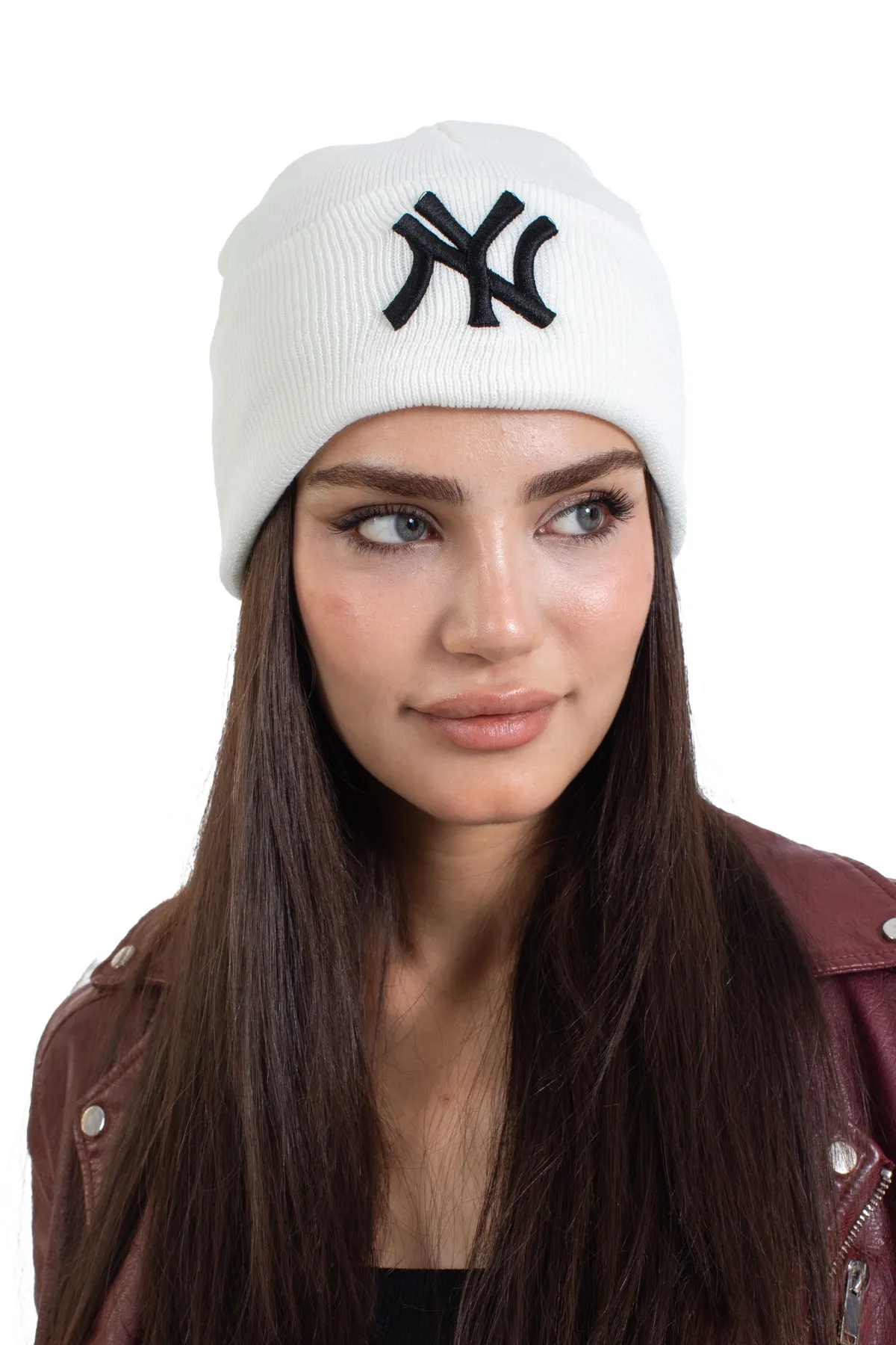 New York Basic Unisex Bere Beyaz
