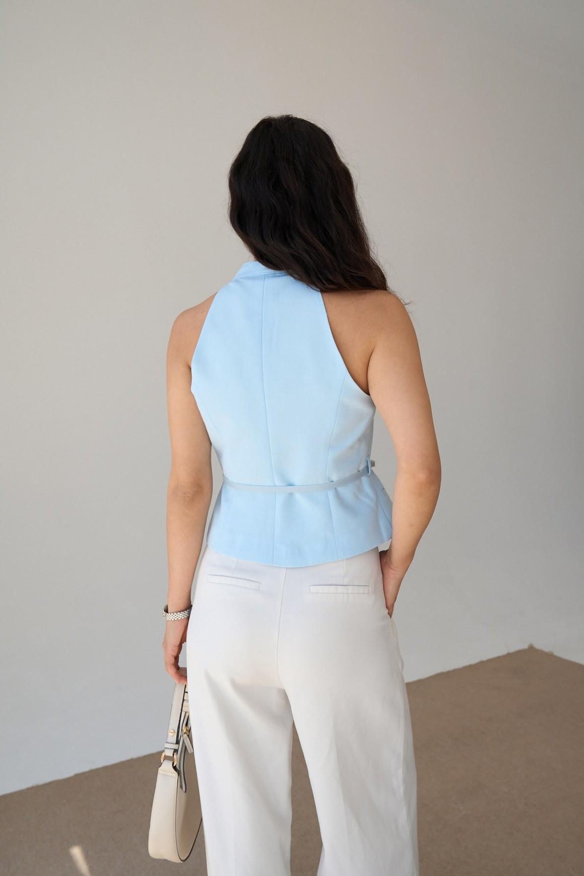 Belden Kemer Bağlamalı Yelek QS251002